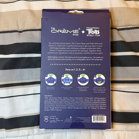 The Crème Shop x Trolls Renew and Glow Sheet Mask - Picture 2 of 2